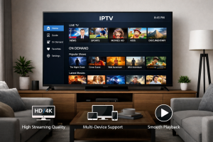 iptv_uk_subscription_Best for IPTV: What Works Best for a Reliable IPTV Experience 1 best for iptv setup displayed on smart tv with streaming features highlighted