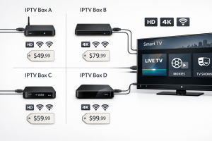iptv box prices compared across different models and streaming features