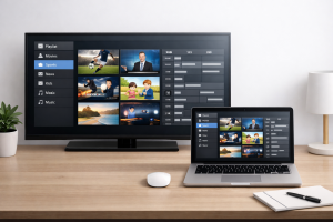 iptv_uk_subscription_IPTV Playlist Explained: What It Is, How It Works, and Why It Matters 1 iptv playlist loaded in iptv player with live channels and categories