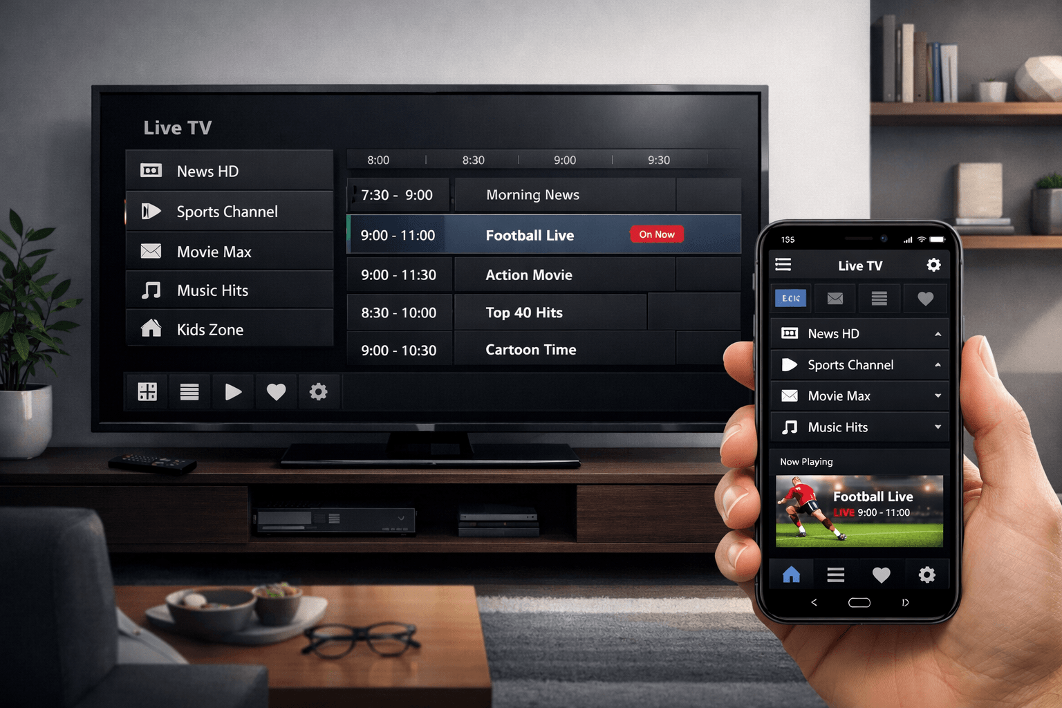 iptv pro player interface showing advanced streaming and playlist features (iptv pro)